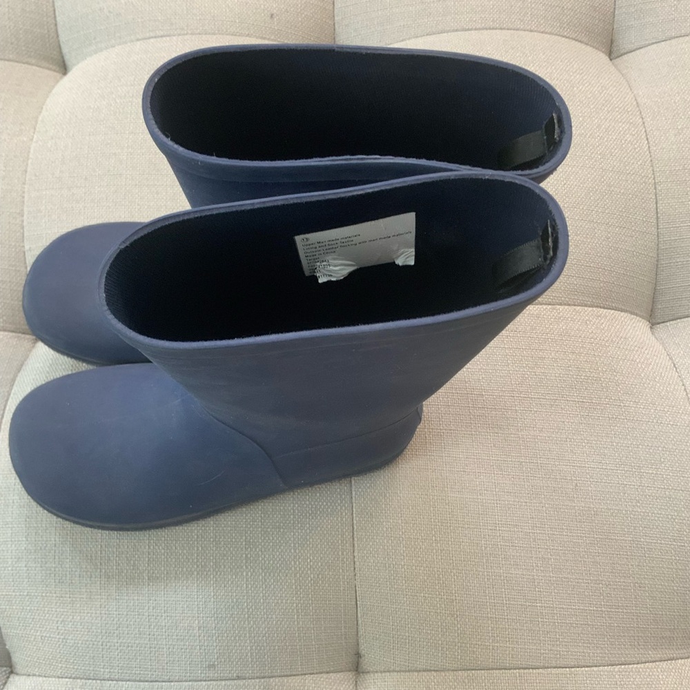 ☔️Navy Blue Rain Boots💧 - Picture 4 of 6